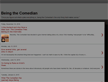 Tablet Screenshot of beingthecomedian.blogspot.com