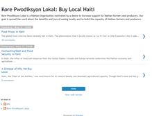 Tablet Screenshot of buylocalhaiti.blogspot.com