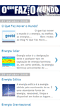 Mobile Screenshot of oquefazmoveromundo.blogspot.com