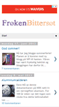 Mobile Screenshot of frokenbittersot.blogspot.com