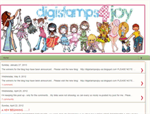 Tablet Screenshot of digistamps4joy.blogspot.com