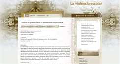 Desktop Screenshot of bitacoradeviolenciaescolar.blogspot.com