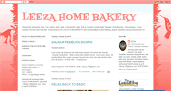 Desktop Screenshot of homebakery-leeza.blogspot.com