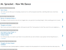 Tablet Screenshot of mrsprocket.blogspot.com