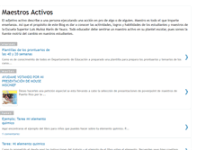 Tablet Screenshot of maestros-activos.blogspot.com