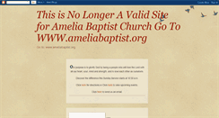 Desktop Screenshot of ameliabaptist.blogspot.com