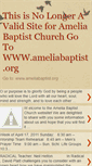 Mobile Screenshot of ameliabaptist.blogspot.com