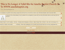 Tablet Screenshot of ameliabaptist.blogspot.com