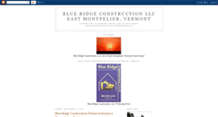 Desktop Screenshot of blueridgeconstruction.blogspot.com