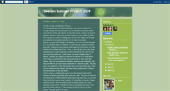 Desktop Screenshot of nancy-swedensummerproject2009.blogspot.com