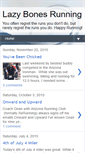 Mobile Screenshot of lazybonesrunning.blogspot.com