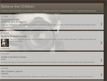 Tablet Screenshot of believethechildren.blogspot.com