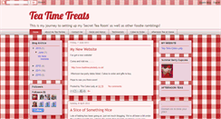 Desktop Screenshot of myteatimetreats.blogspot.com