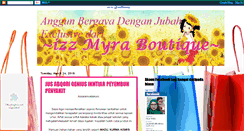 Desktop Screenshot of izzmyraboutiqe.blogspot.com