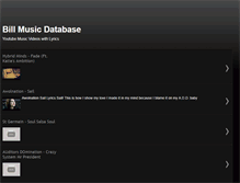 Tablet Screenshot of billmdb.blogspot.com