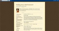 Desktop Screenshot of frustratedwriterpartdeaux.blogspot.com