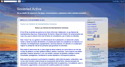 Desktop Screenshot of lasociedadactiva.blogspot.com