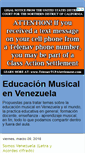 Mobile Screenshot of educacionmusicalvenezuela.blogspot.com
