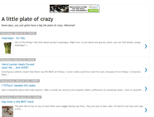 Tablet Screenshot of plateofcrazy.blogspot.com