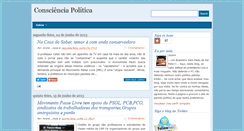 Desktop Screenshot of conscienciapolitica.blogspot.com