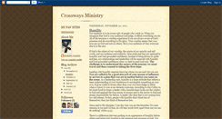 Desktop Screenshot of crosswaysministry.blogspot.com