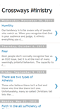 Mobile Screenshot of crosswaysministry.blogspot.com