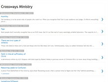 Tablet Screenshot of crosswaysministry.blogspot.com