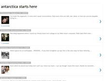 Tablet Screenshot of antarctica-starts.blogspot.com
