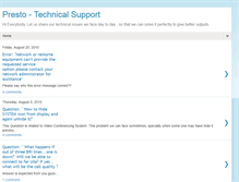 Tablet Screenshot of presto-techsupport.blogspot.com