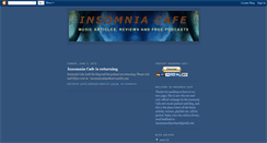 Desktop Screenshot of insomniacafepodcast.blogspot.com