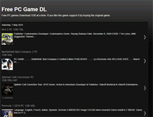 Tablet Screenshot of freepcgamedl.blogspot.com
