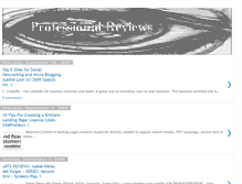 Tablet Screenshot of professionalreviews1.blogspot.com