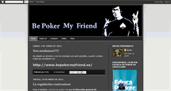 Desktop Screenshot of bepokermyfriend.blogspot.com