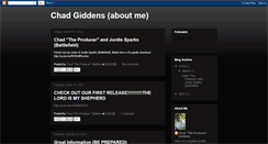 Desktop Screenshot of chadgiddens.blogspot.com