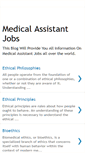 Mobile Screenshot of medicalassistant-jobs.blogspot.com