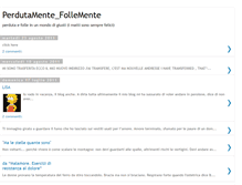 Tablet Screenshot of perdutaefolle.blogspot.com