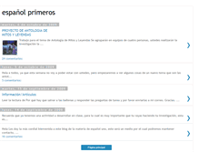 Tablet Screenshot of espanolprimeros.blogspot.com