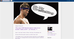 Desktop Screenshot of ohmywrestleblog.blogspot.com