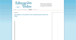 Desktop Screenshot of educacionxtodos.blogspot.com