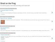 Tablet Screenshot of droolonthefrog.blogspot.com
