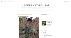 Desktop Screenshot of natureart-bonsai.blogspot.com