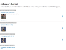 Tablet Screenshot of natureart-bonsai.blogspot.com