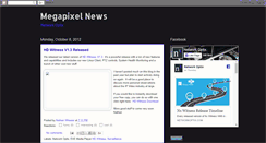 Desktop Screenshot of megapixelnews.blogspot.com