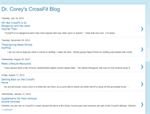 Tablet Screenshot of drcoreyscrossfitblog.blogspot.com