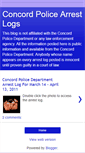 Mobile Screenshot of concordpolicearrestlogs.blogspot.com