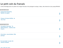 Tablet Screenshot of le-petit-coin-du-francais.blogspot.com