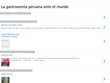 Tablet Screenshot of lagastronomiaperuanaanteelmundo.blogspot.com