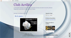 Desktop Screenshot of clubacrilica.blogspot.com