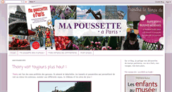 Desktop Screenshot of mapoussetteaparis.blogspot.com