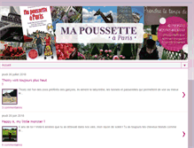 Tablet Screenshot of mapoussetteaparis.blogspot.com